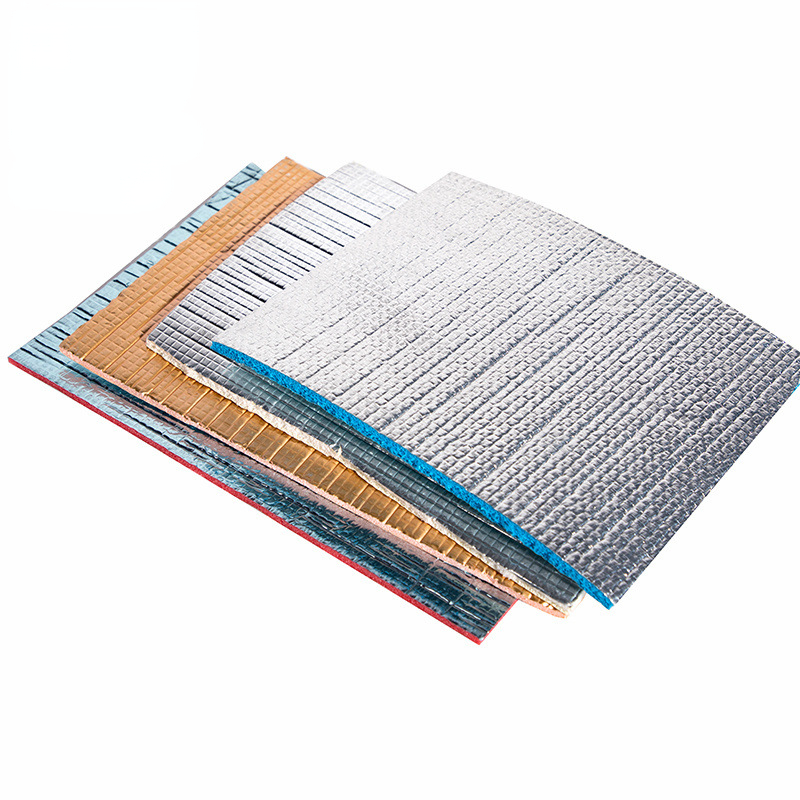 Custom XPE Foam Insulation Thermal Closed Cell Sound And Heat Proofing Self Adhesive Roll Aluminum Foil Composite - PAIDU